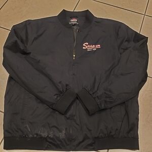 Snap Men’s Black Bomber Jacket